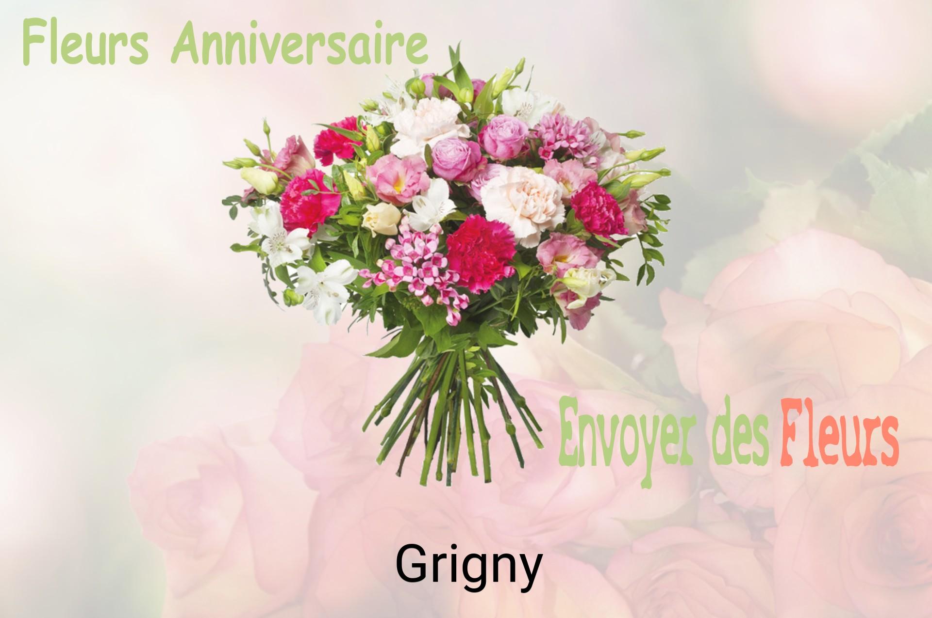 Bouquet de fleurs d’anniversaire livré à Grigny