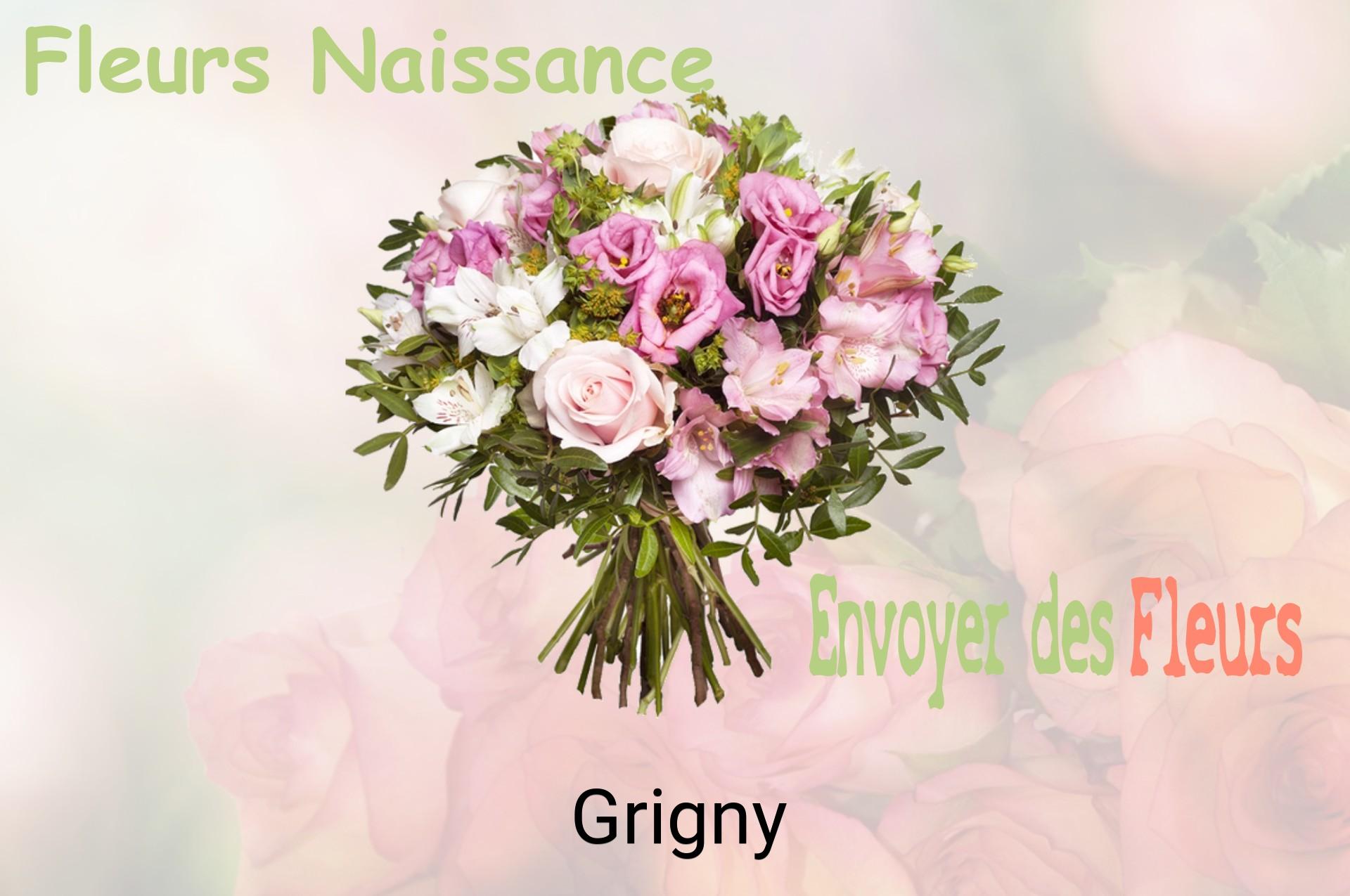Bouquet de fleurs de naissance livré à Grigny